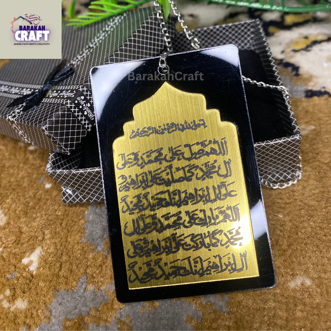 Islamic Car Hanging | Double Sided | Premium Double Layered Acrylic | Bless Friday Sale