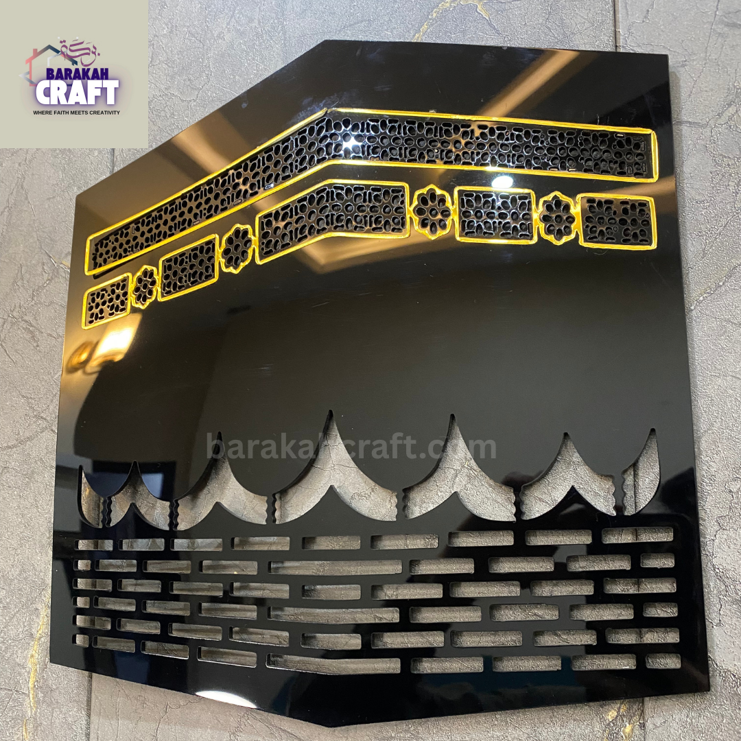 Led Wall Art Inspired by Kaaba | Elegant Islamic Home Decoration (12*12 inches)